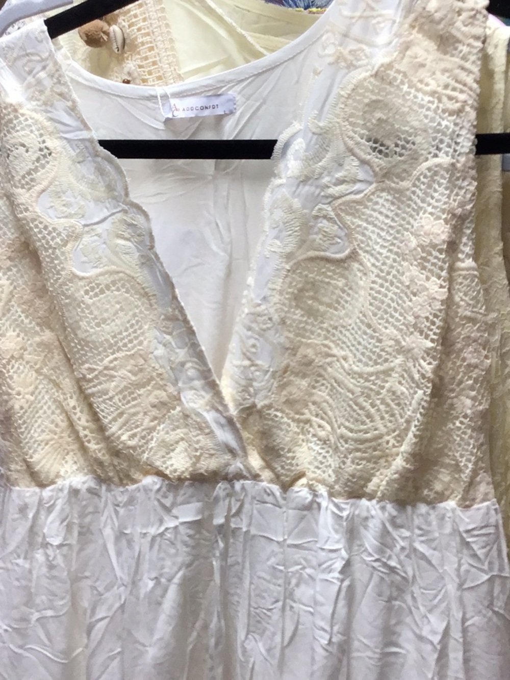l maxi dress lace front